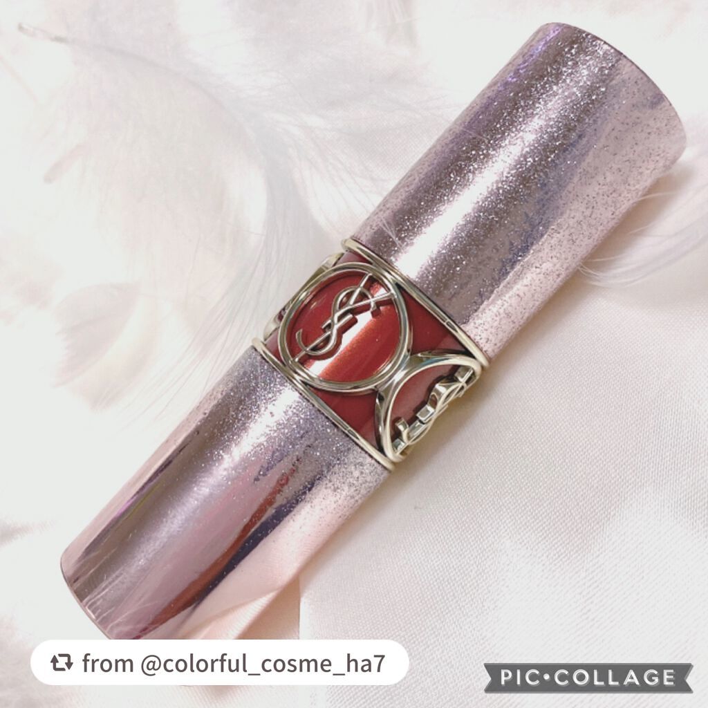 ルージュ ヴォリュプテ シャイン/YVES SAINT LAURENT BEAUTE/口紅を使ったクチコミ(8枚目)