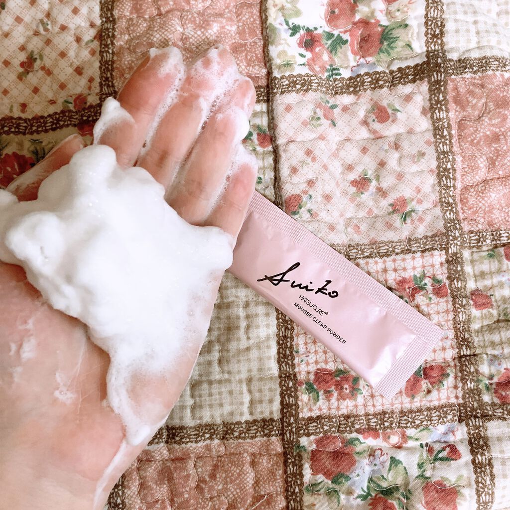 ムースクリアパウダー/SUIKO HATSUCURE/洗顔パウダーを使ったクチコミ（3枚目）