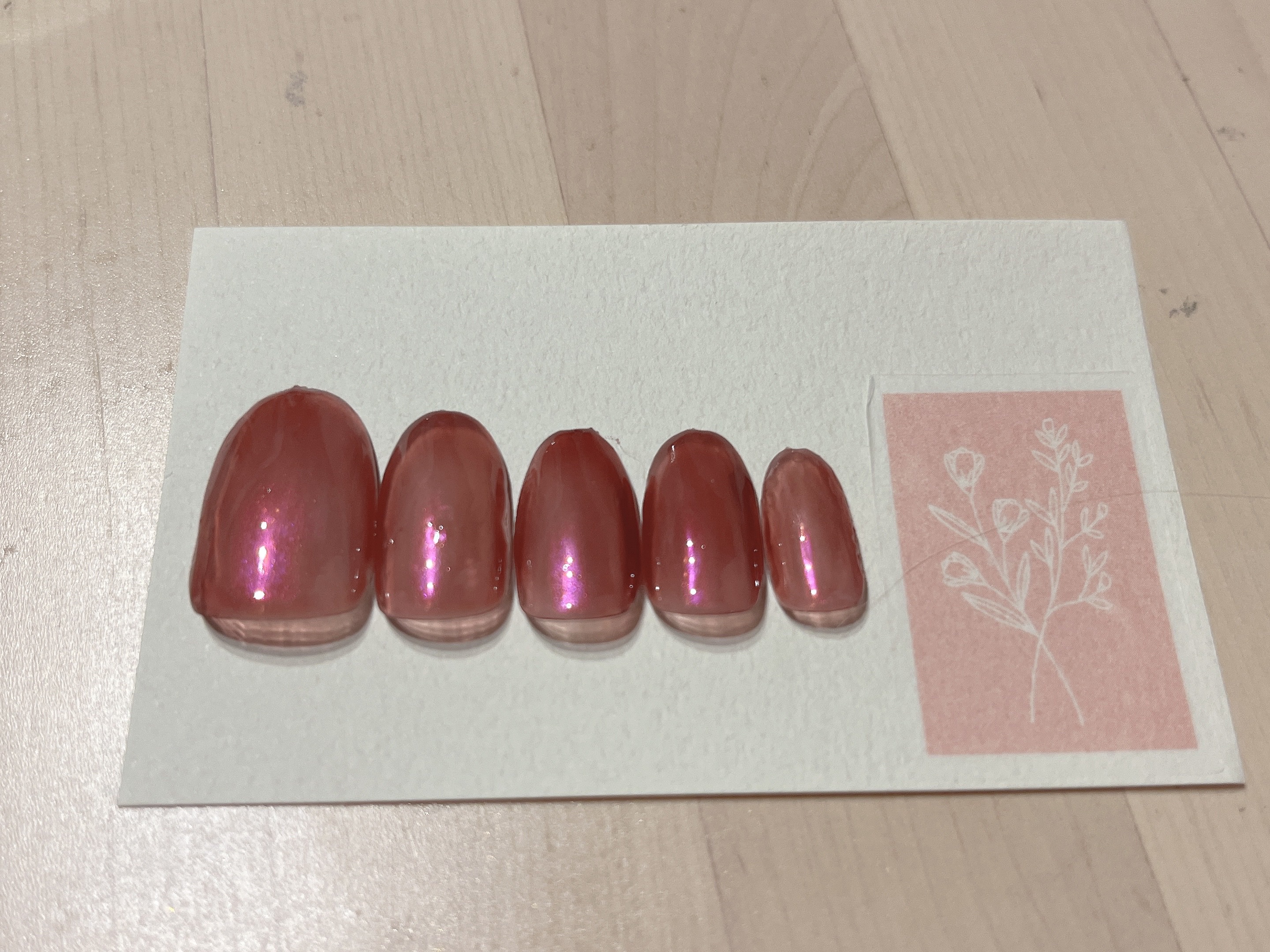 オーロラパウダー/セリア/ネイル用品を使ったクチコミ（2枚目）