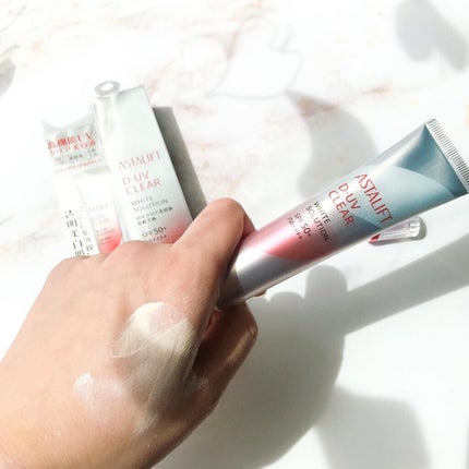 D-UVクリア ホワイトソリューション/アスタリフト/日焼け止めクリームを使ったクチコミ(4枚目)