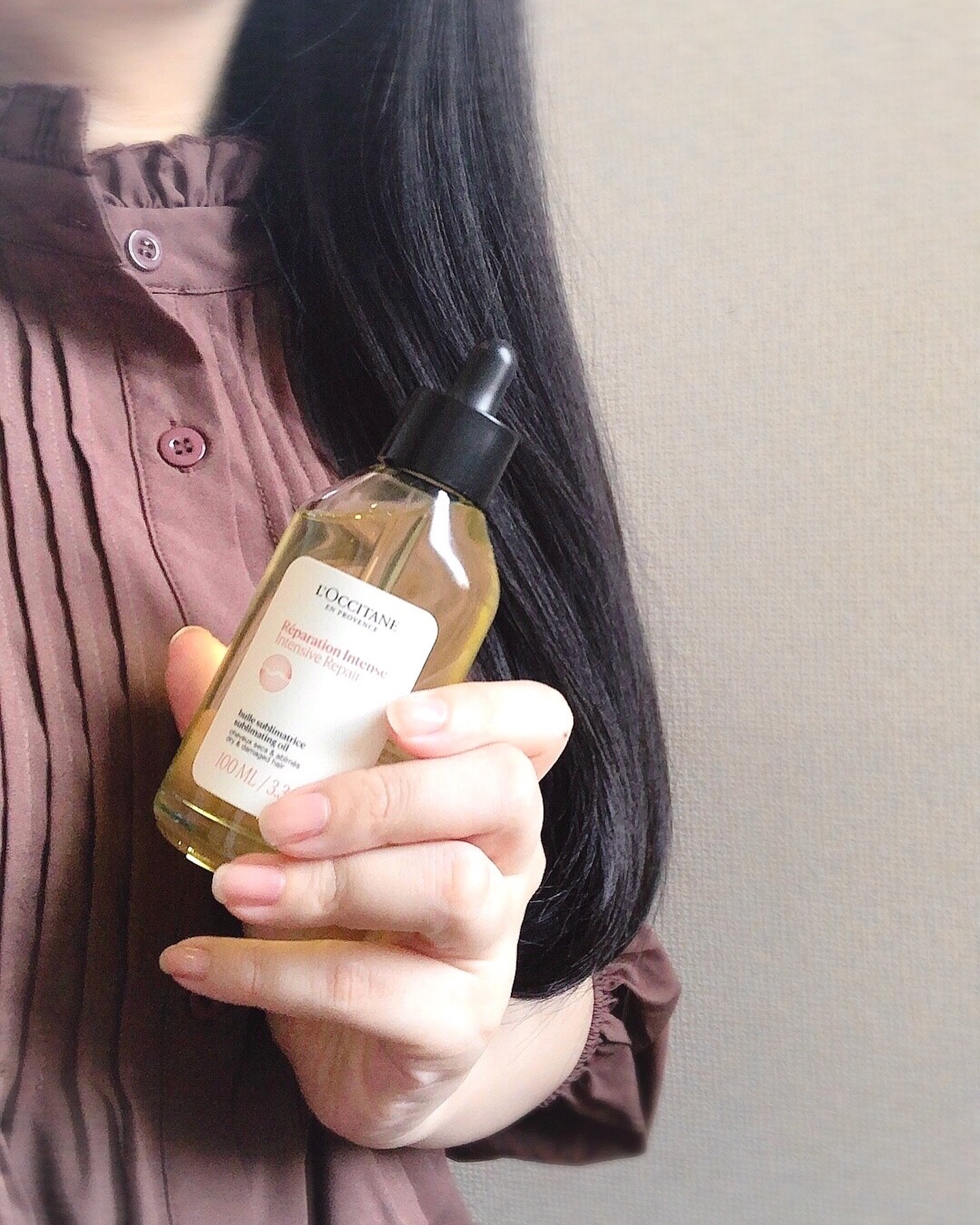 インテンシヴリペア ヘアオイル/L'OCCITANE/ヘアオイルを使ったクチコミ（1枚目）