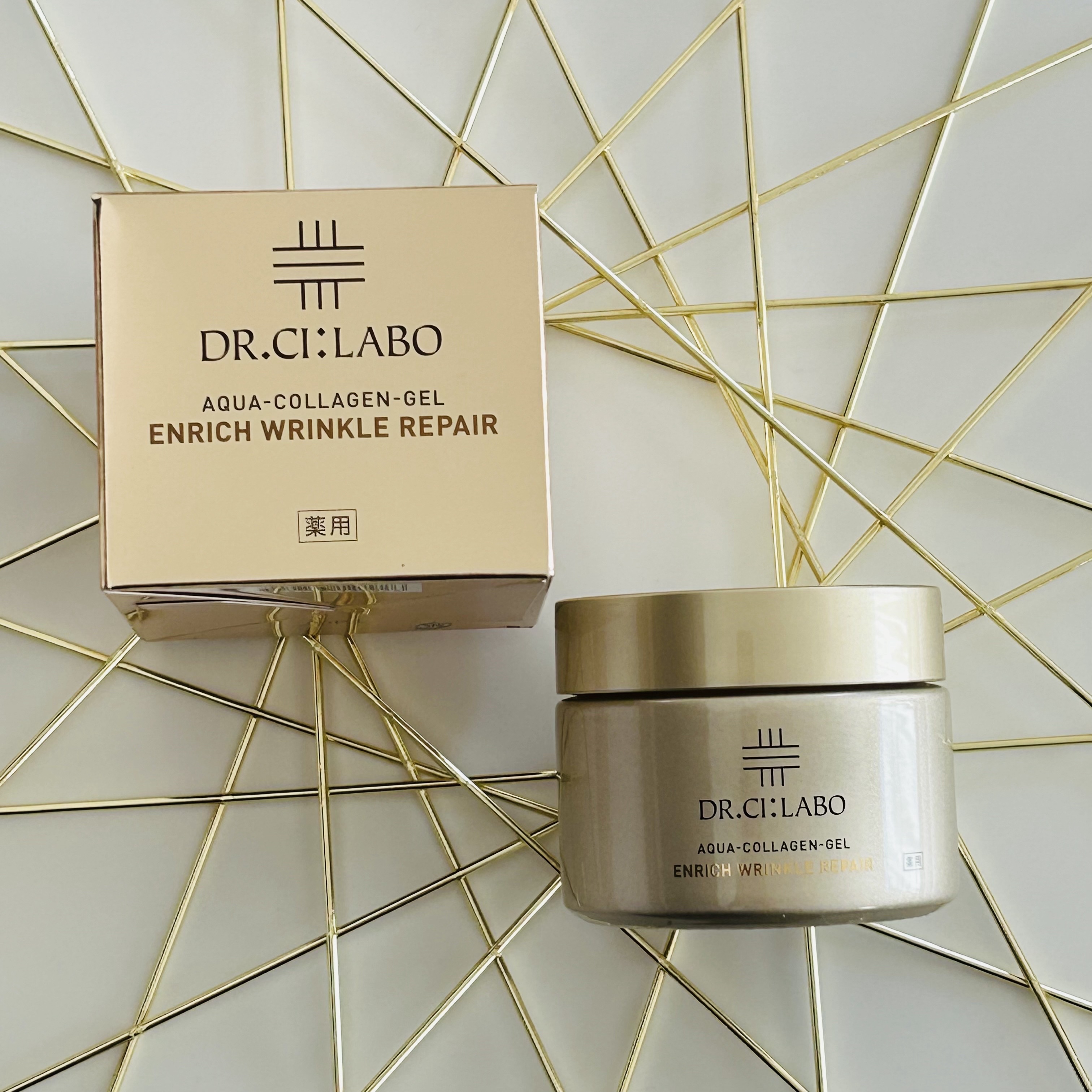 薬用アクアコラーゲンゲル エンリッチリンクルリペア/ドクターシーラボⓇ/フェイスクリームを使ったクチコミ（2枚目）