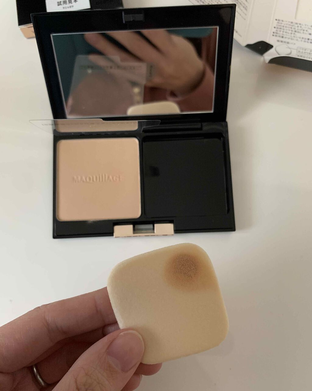 ドラマティックフェイスパウダー/マキアージュ/プレストパウダーを使ったクチコミ(3枚目)