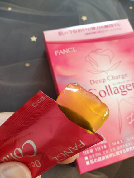 ディープチャージ コラーゲン スティックゼリー/ファンケル/美容サプリメントを使ったクチコミ(3枚目)