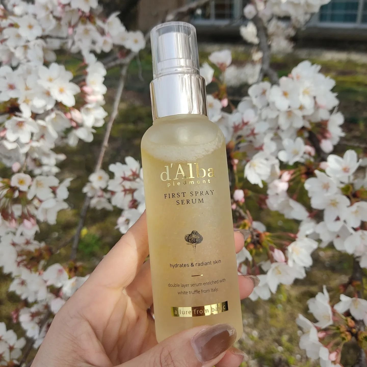 ダルバ ホワイトトリュフファーストスプレーセラム/ダルバ/ミスト状化粧水を使ったクチコミ（2枚目）