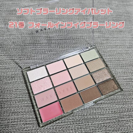 ソフトブラーリングアイパレット/wakemake/アイシャドウパレットを使ったクチコミ(2枚目)