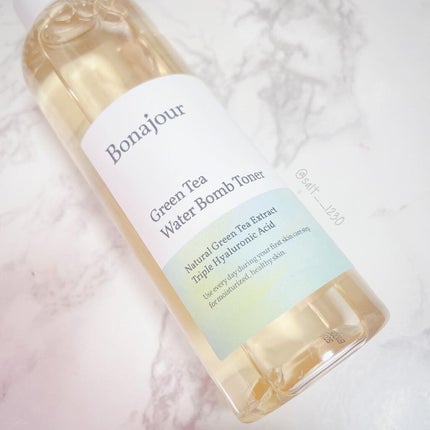 グリーンティーウォーターボム/Bonajour/フェイスクリームを使ったクチコミ(4枚目)