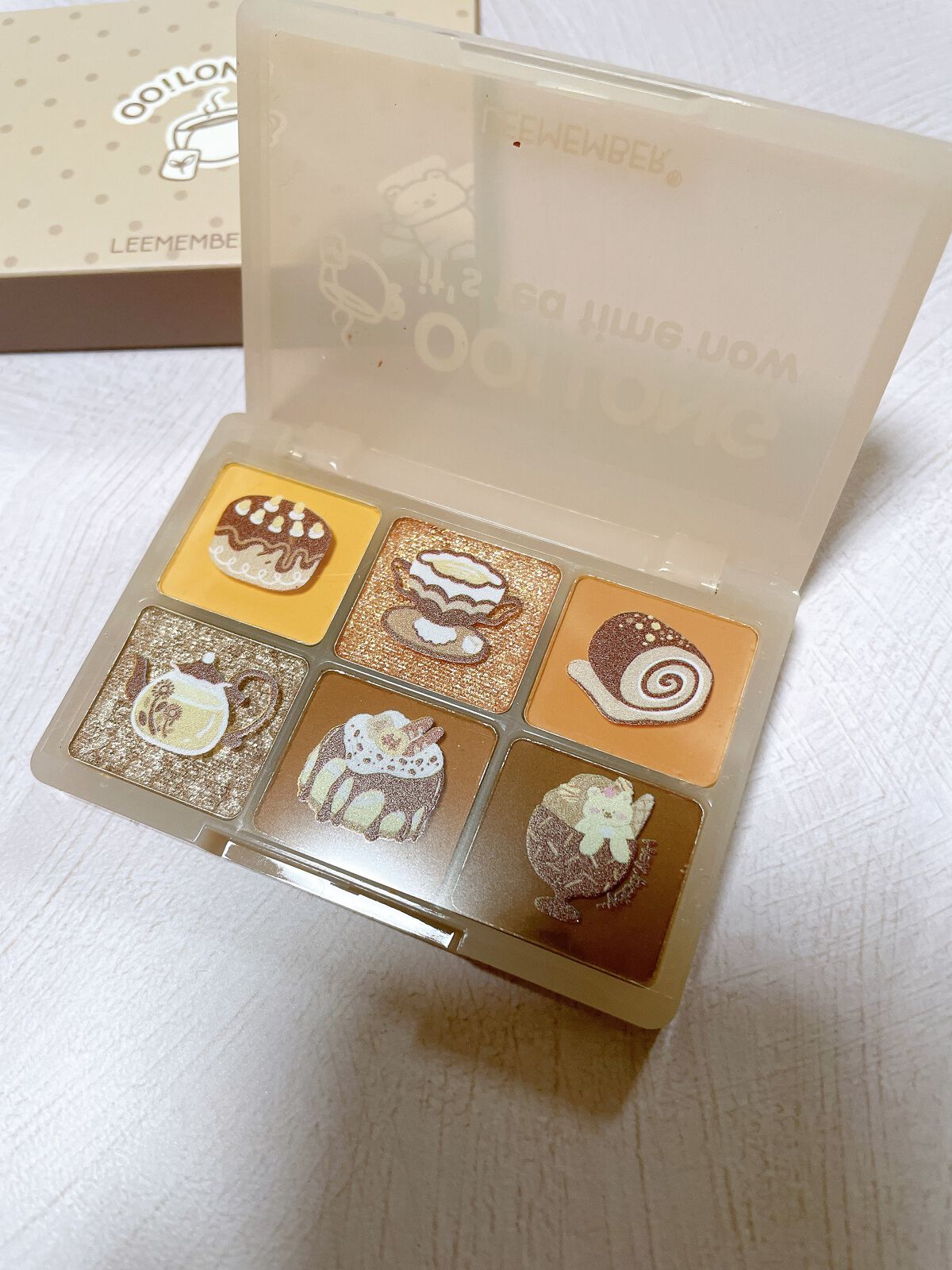 OO!LONG シフォンタイムズアイ/LEEMEMBER/アイシャドウパレットを使ったクチコミ（2枚目）