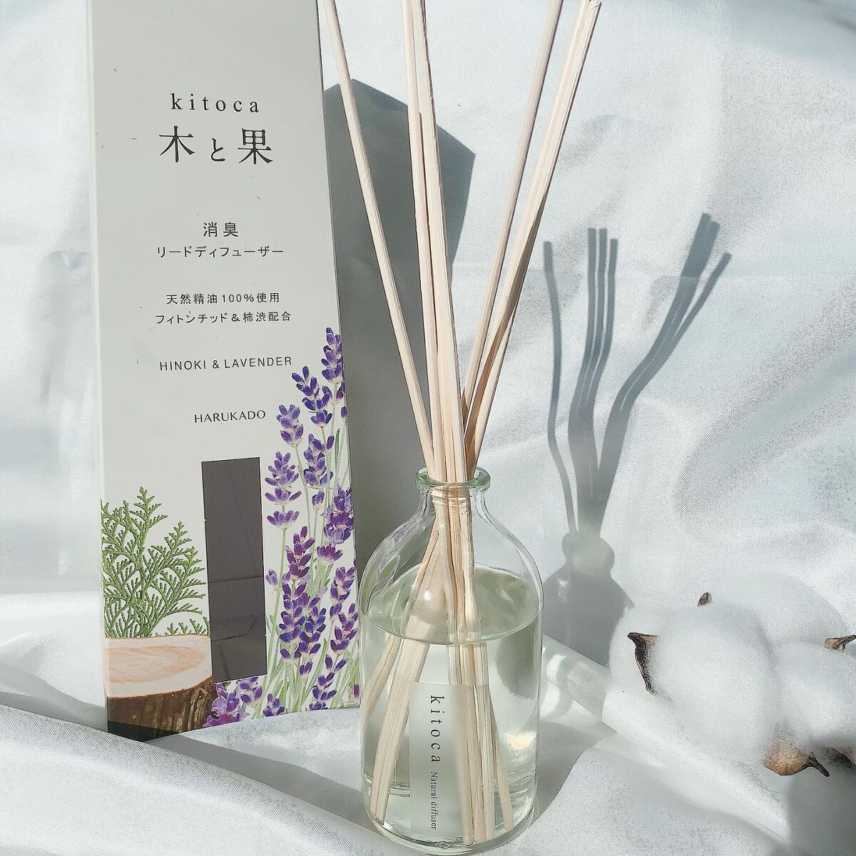 消臭リードディフューザー/Kitoca　木と果/ルームフレグランスを使ったクチコミ（1枚目）