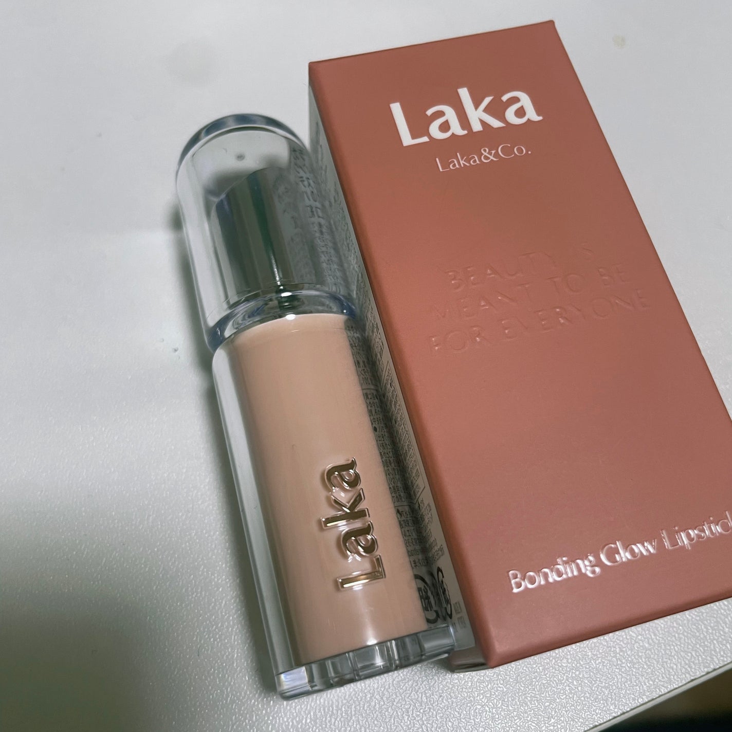 ボンディンググロウリップスティック/Laka/口紅を使ったクチコミ(1枚目)