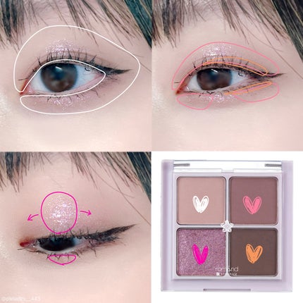 ベターザンアイズ 韓服エディション/rom&nd/アイシャドウパレットを使ったクチコミ(4枚目)