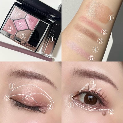 【旧】サンク クルール クチュール/Dior/アイシャドウパレットを使ったクチコミ(4枚目)