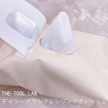 ブラシクレンジングシート ブラシクレンジングシート/THE TOOL LAB/その他化粧小物を使ったクチコミ（2枚目）