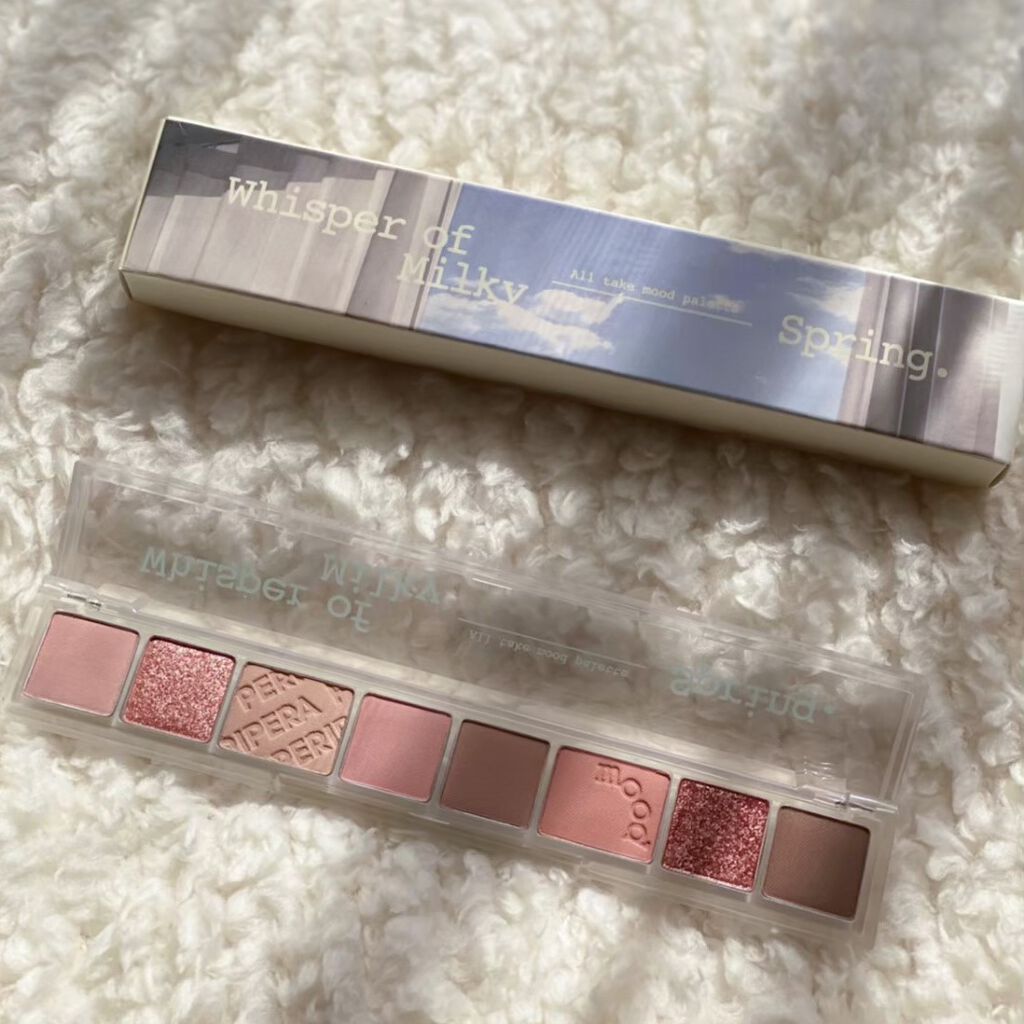 オール テイク ムード パレット(24AD) 【旧】05 WHISPER OF MILKY SPRING/PERIPERA/アイシャドウパレットを使ったクチコミ（1枚目）