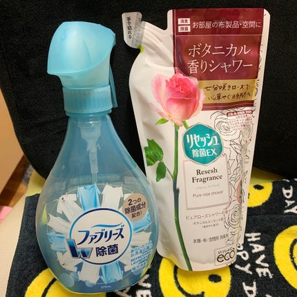 除菌EX フレグランス ピュアローズシャワーの香り/リセッシュ/ファブリックミストを使ったクチコミ(2枚目)