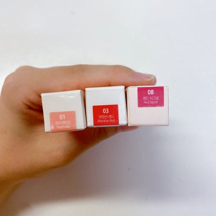 ブロッサムベルベットティント/Bouquet Garni/リップティントを使ったクチコミ(2枚目)