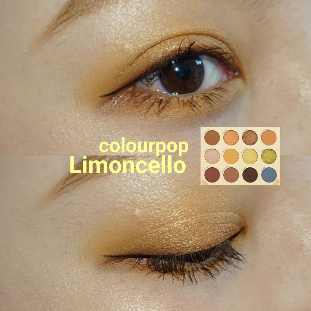 Limoncello Eyeshadow Palette/ColourPop/アイシャドウパレットを使ったクチコミ（1枚目）