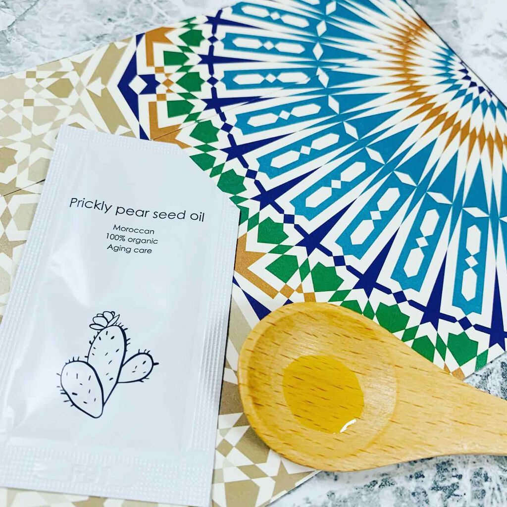 モロッコ100%オーガニック ウチワサボテンオイル/Natural Majesty/フェイスオイルを使ったクチコミ(2枚目)