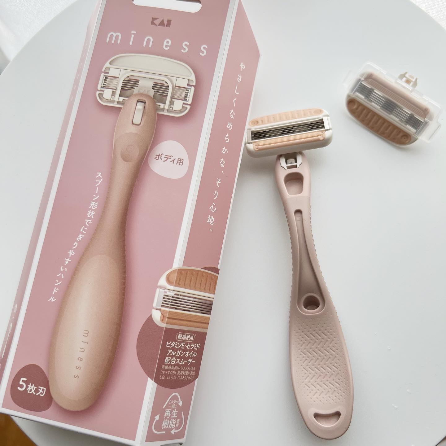 miness わき用カミソリ/貝印/シェーバーを使ったクチコミ（3枚目）