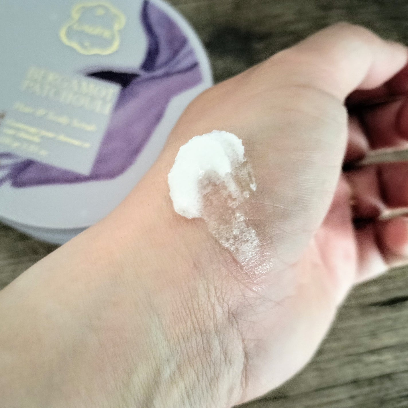 ベルガモットパチュリ ヘア&スカルプ スクラブ/Laline/ヘッドスクラブを使ったクチコミ(2枚目)