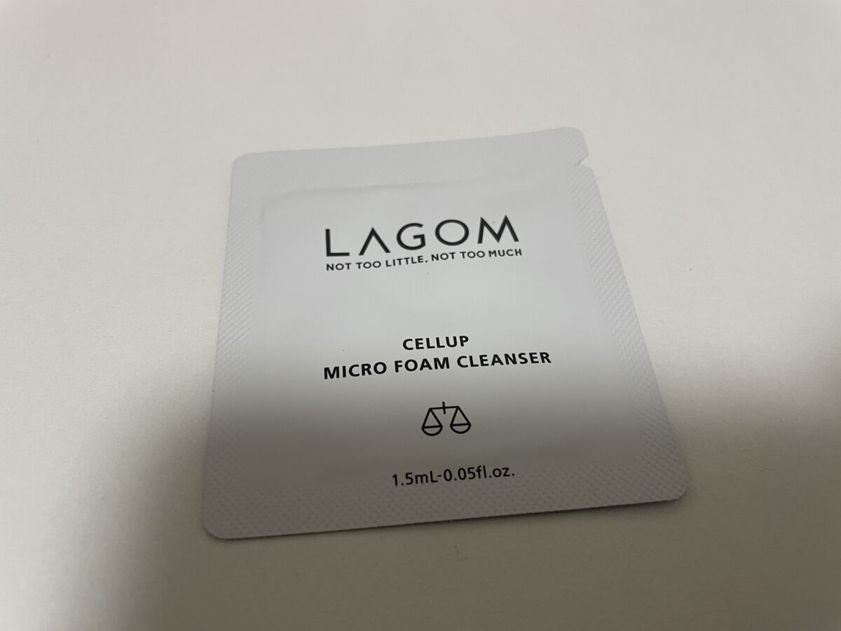 マイクロフォーム クレンザー(夜用洗顔)/LAGOM /クレンジングクリームを使ったクチコミ（2枚目）