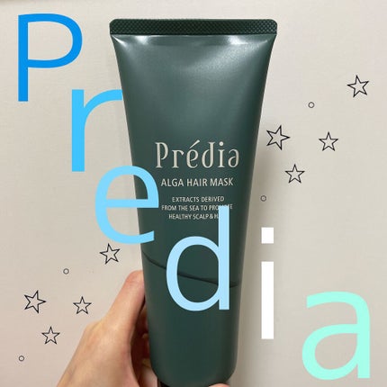 Prédia アルゲ ヘアマスク カラーケアのクチコミ「プレディア
アルゲ ヘアマスク カラーケア
(トリートメント)
海藻の力でつややかな髪色キー.....」(1枚目)