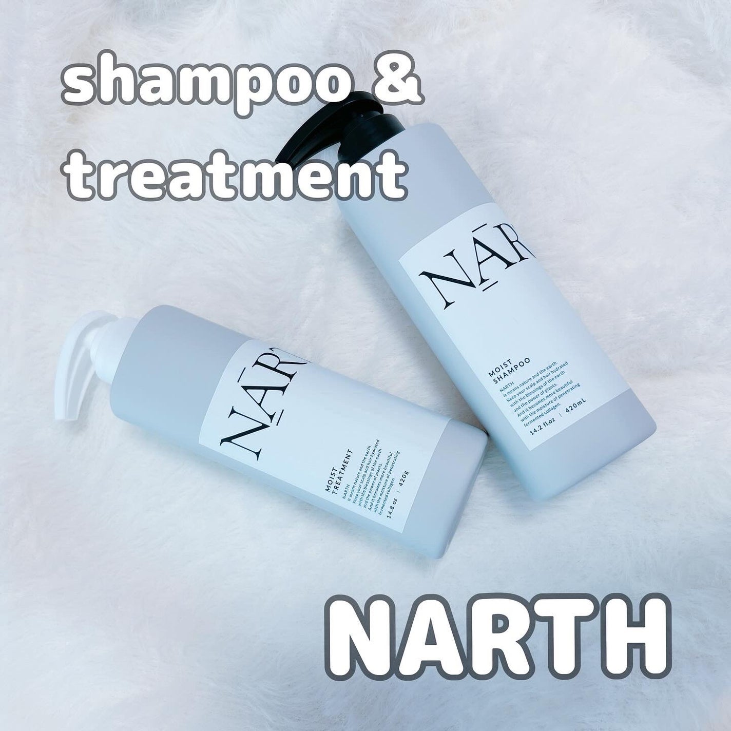 モイスト&リペアシャンプー/トリートメント/NARTH/市販シャンプーを使ったクチコミ(1枚目)