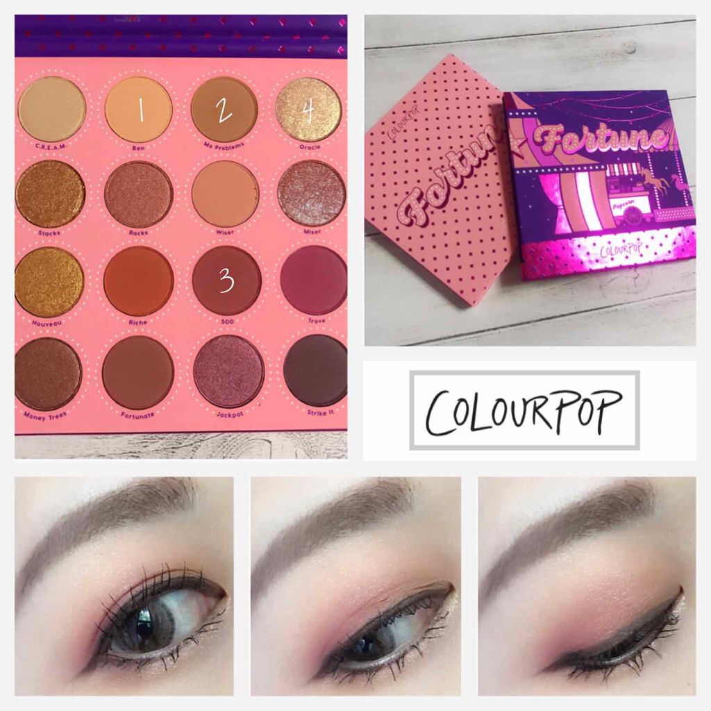 フォーチュンパレット/ColourPop/アイシャドウパレットを使ったクチコミ(1枚目)