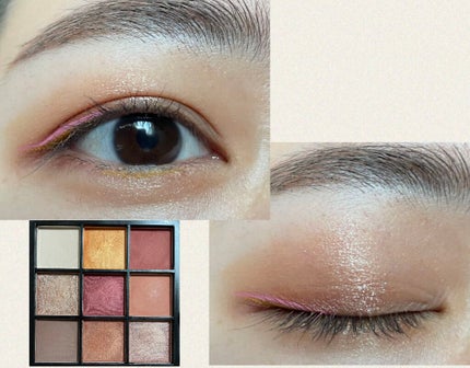 UR GLAM BLOOMING EYE COLOR PALETTE/U R GLAM/アイシャドウパレットを使ったクチコミ(5枚目)