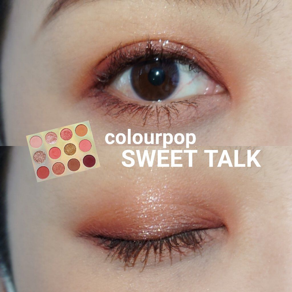 Eye Palette-Sweet Talk/ColourPop/アイシャドウパレットを使ったクチコミ（1枚目）