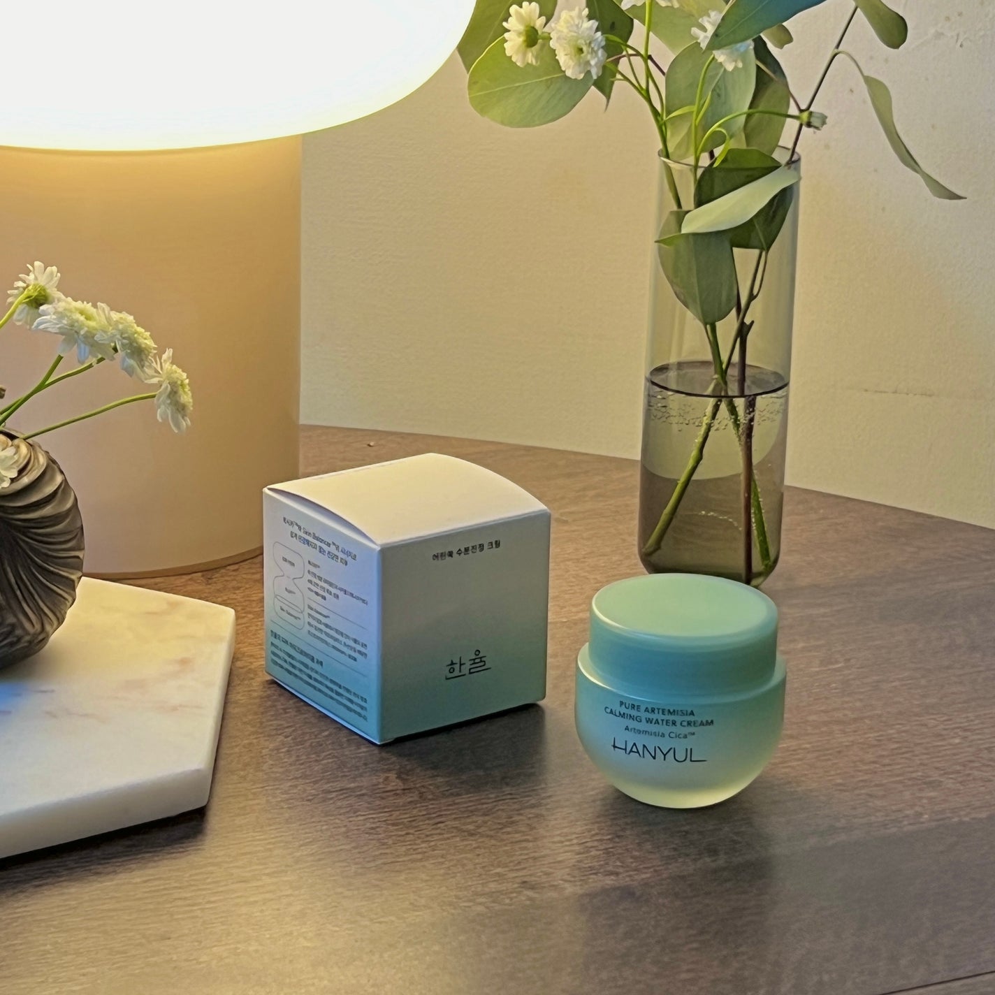 ピュアアルテミシア カーミングウォータークリーム/HANYUL(ハンユル)/フェイスクリームを使ったクチコミ(1枚目)