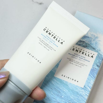 ヒアルーシカ ウォーターフィット サンセラム/SKIN1004/日焼け止めローションを使ったクチコミ(1枚目)