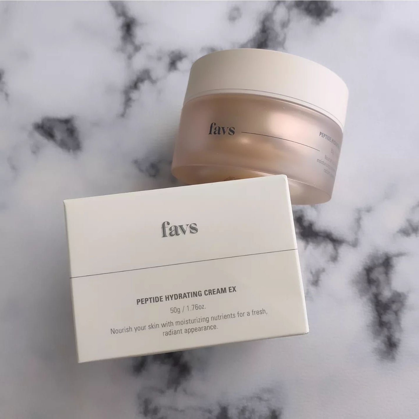 ペプチドハイドレーティングクリーム EX/favs/フェイスクリームを使ったクチコミ(2枚目)