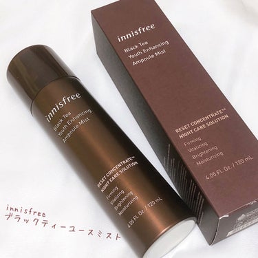 innisfree ブラックティー ユース ミストのクチコミ「待望の紅茶ラインでお肌を整えたいポケモン。

𖠚ᐝinnisfree

𖠚ᐝブラックティーユー.....」（2枚目）