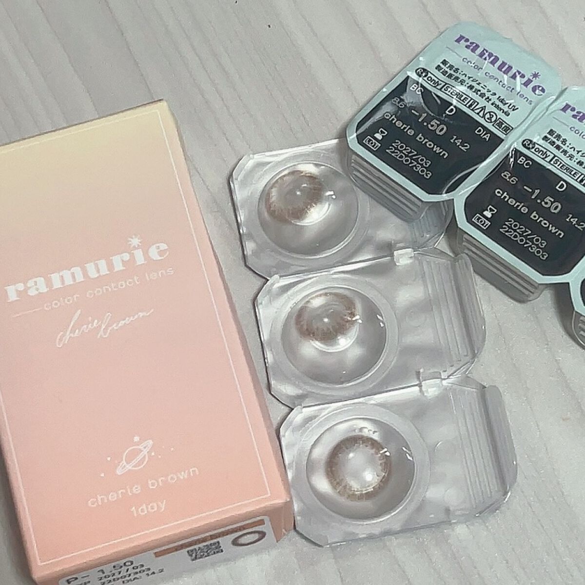 ramurie ラムリエ/ramurie/ワンデー(1DAY)カラコンを使ったクチコミ(4枚目)