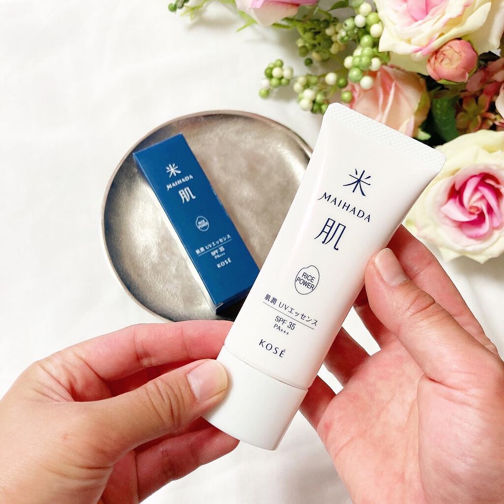 肌潤 UVエッセンス/米肌/日焼け止めローションを使ったクチコミ（1枚目）