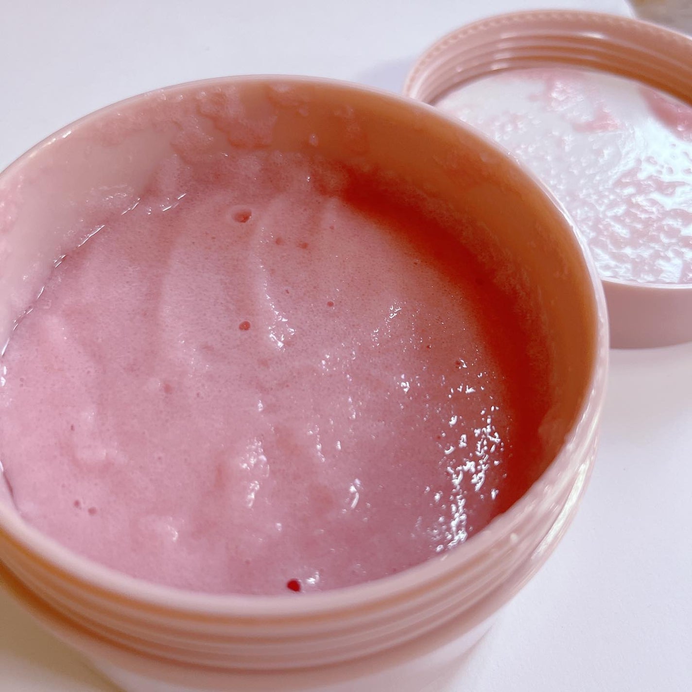 Q+Me スウィート ボム タラソ スクラブ/AGARISM/バスト・ヒップケアを使ったクチコミ(2枚目)