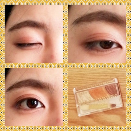 トーンアップアイシャドウ/CEZANNE/アイシャドウパレットを使ったクチコミ(1枚目)