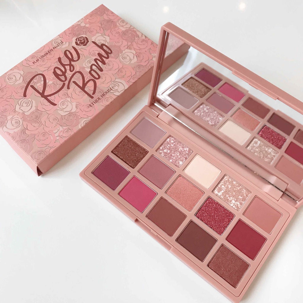 プレイカラーアイパレット ローズボム/ETUDE/アイシャドウパレットを使ったクチコミ(1枚目)