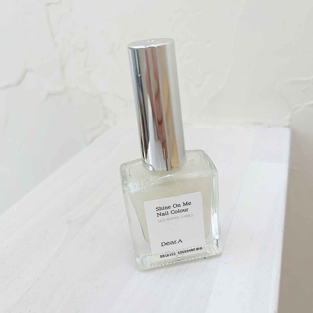 シャインオンミーネイルカラー SE22.ムーンライトスパークルーズ/Dear.A/マニキュアを使ったクチコミ（2枚目）