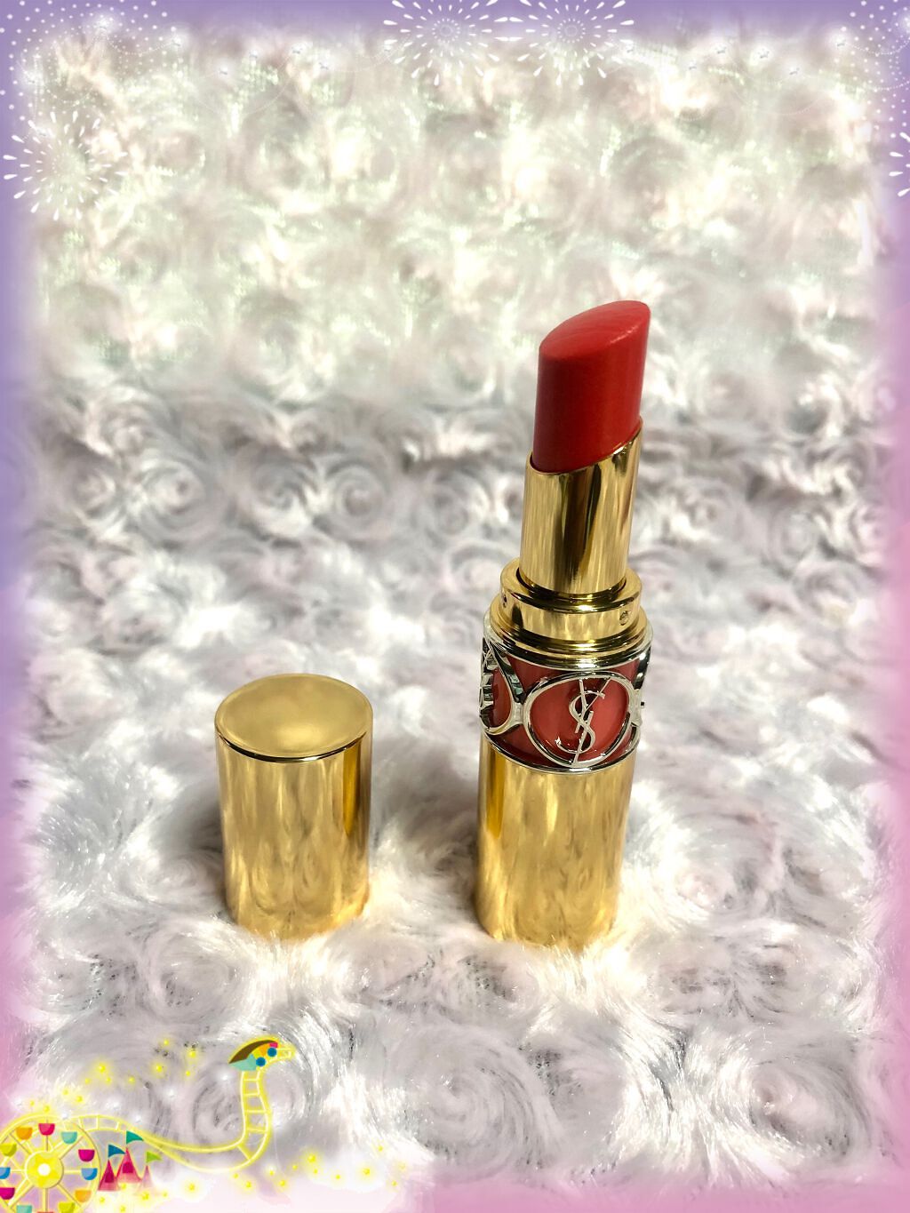 ルージュ ヴォリュプテ シャイン/YVES SAINT LAURENT BEAUTE/口紅を使ったクチコミ(1枚目)