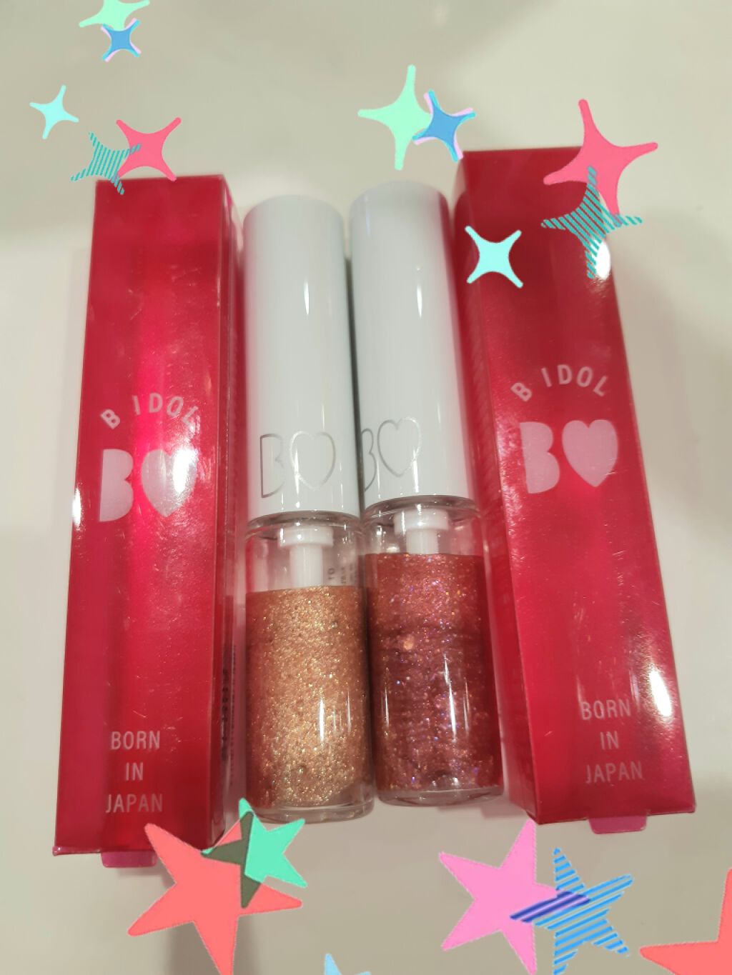 グリッターライナー/b idol/グリッターを使ったクチコミ（1枚目）