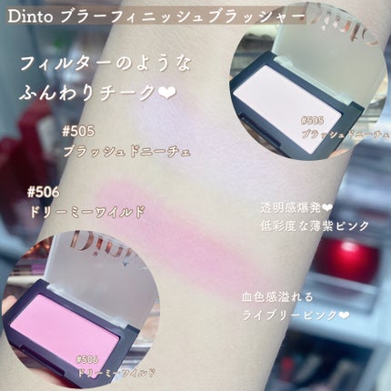 ブラーフィニシュブラッシャー/Dinto/パウダーチークを使ったクチコミ(4枚目)