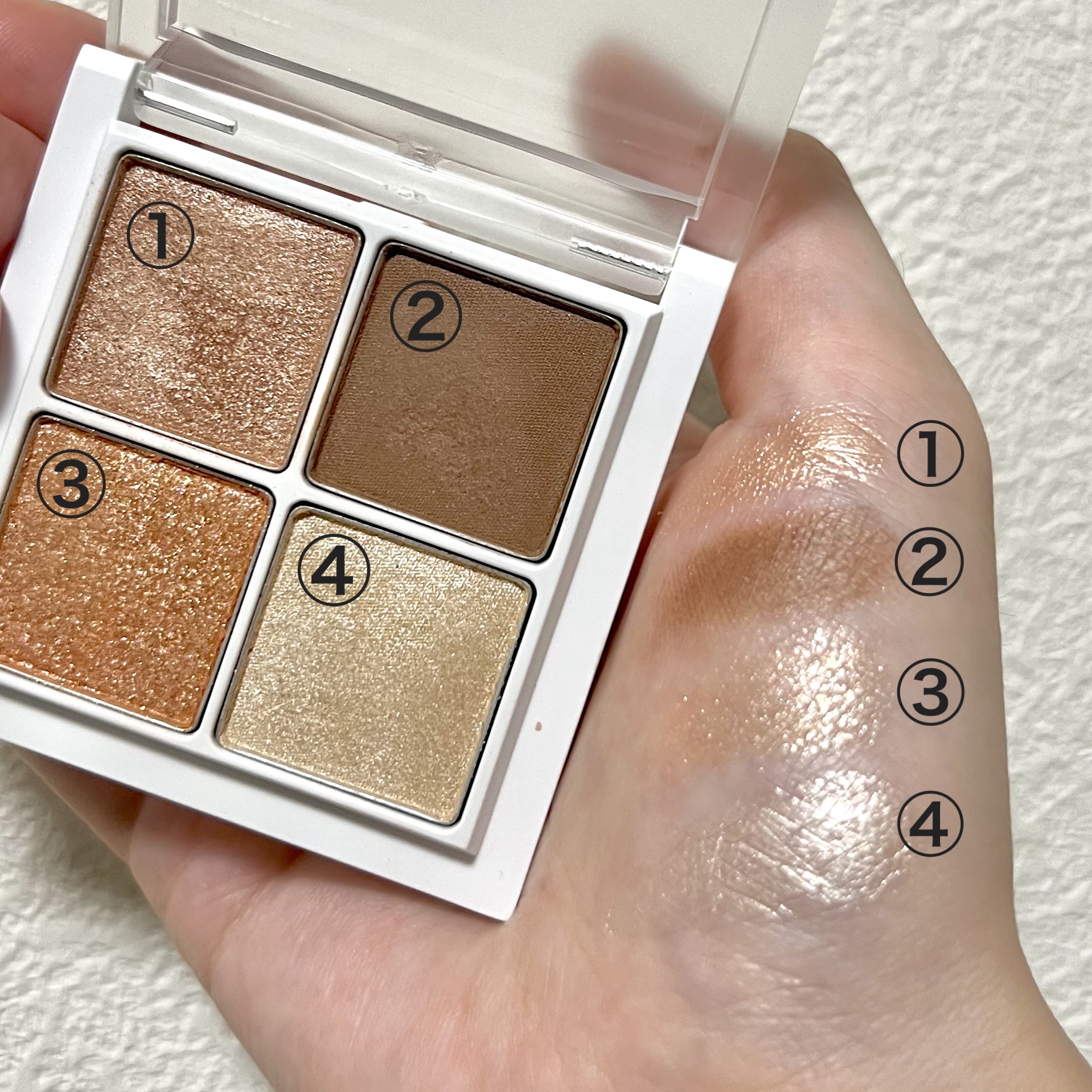 THE アイパレR/b idol/アイシャドウパレットを使ったクチコミ（2枚目）