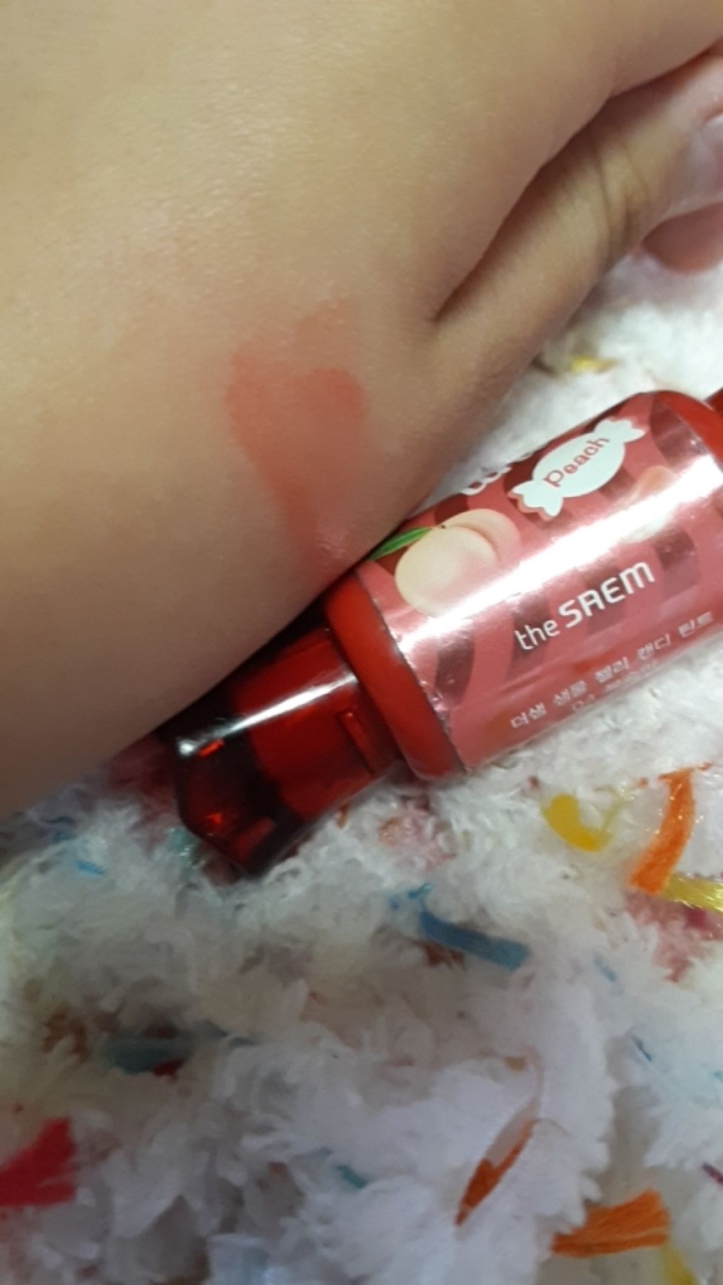 ジェリー キャンディー ティント/the SAEM/リップティントを使ったクチコミ（3枚目）