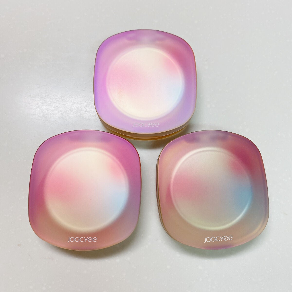 ソフトシェルチーク/Joocyee/パウダーチークを使ったクチコミ(1枚目)