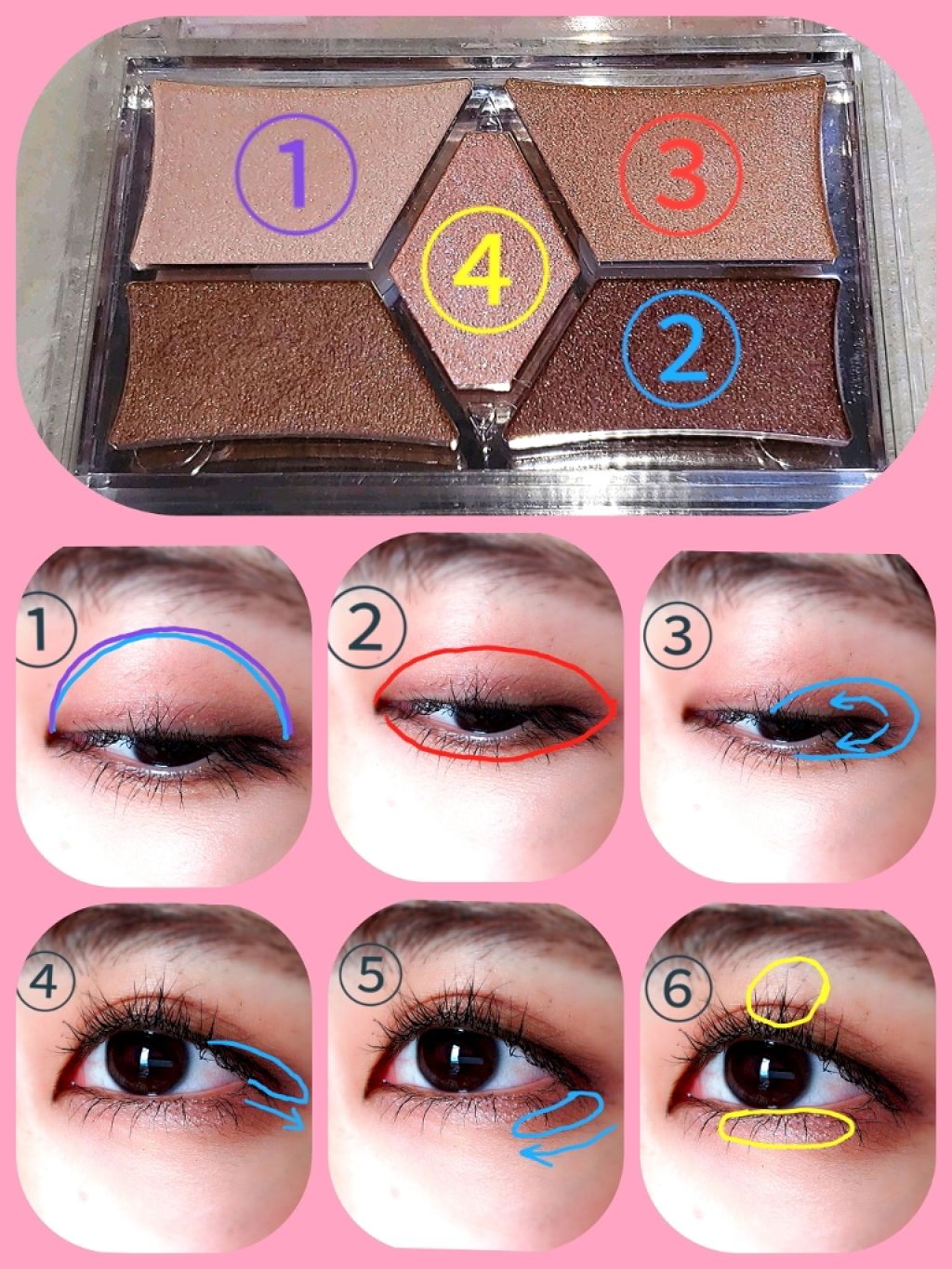 【旧品】パーフェクトスタイリストアイズ/キャンメイク/アイシャドウパレットを使ったクチコミ（2枚目）