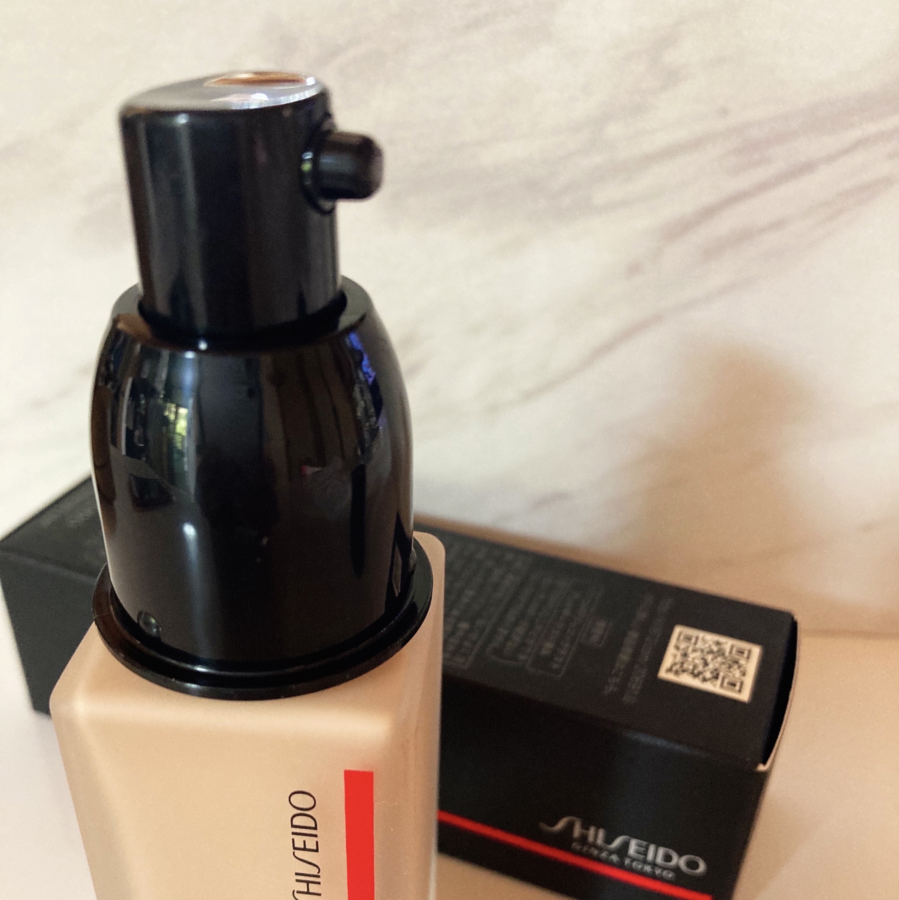 シンクロスキン セルフリフレッシング ファンデーション 220 Linen/SHISEIDO/リキッドファンデーションを使ったクチコミ（2枚目）
