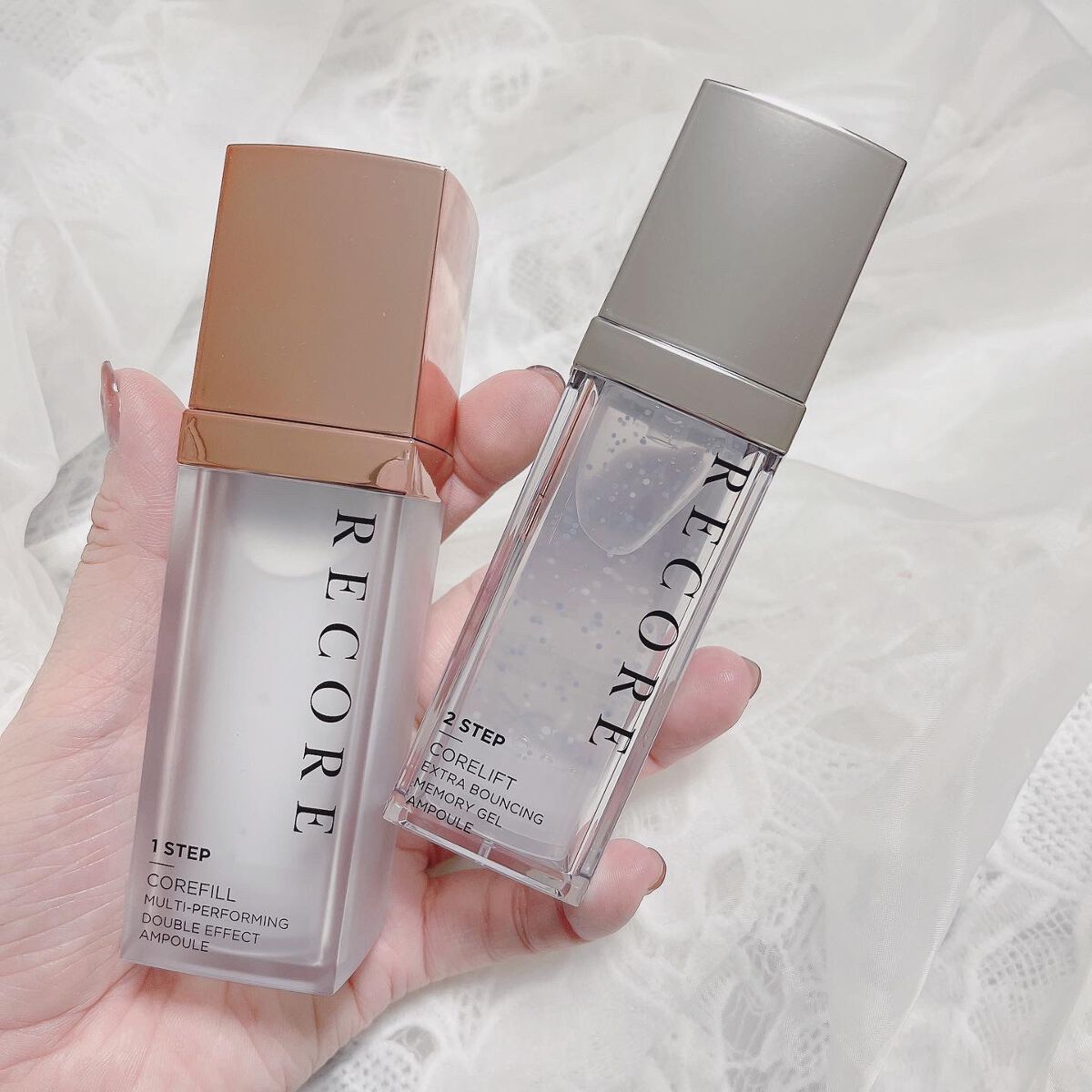 リコアアンプルガラスキット/RECORE/美容液を使ったクチコミ（2枚目）