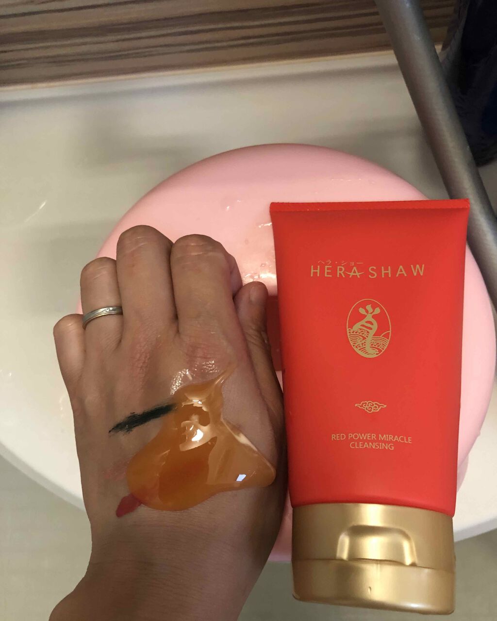 レッドパワーミラクルクレンジング/ヘラショー/クレンジングジェルを使ったクチコミ（2枚目）